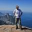 No alto da Pedra da Gavea, no Rio de Janeiro